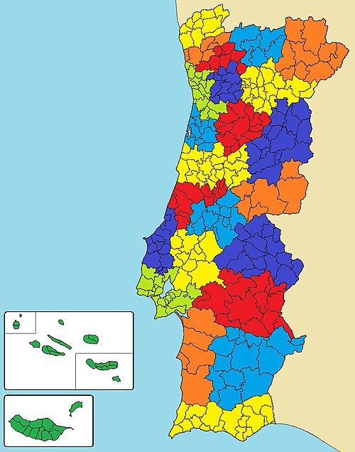 Obszary miejskie Portugalii
