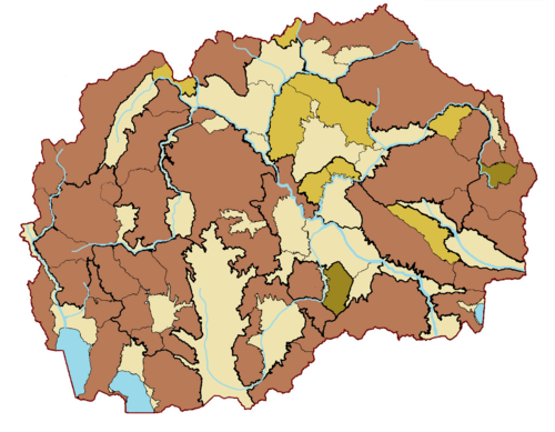 Relief Macedonii Północnej