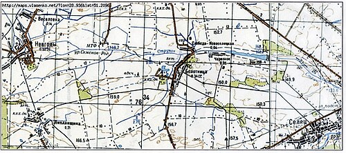 Mapa bagien Vlasteny