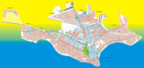 Mapa miasta Nikopol