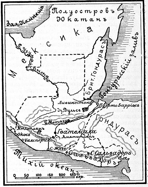 Mapa do artykułu Gwatemala (1911-1915)