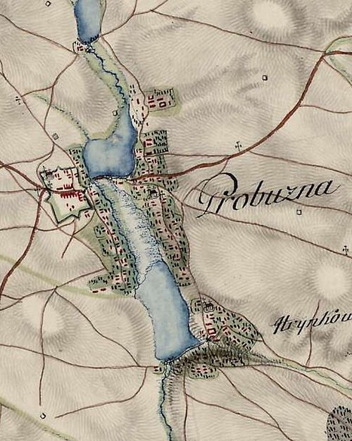Forteca-zamek Proby, fortyfikacje XVIII w.