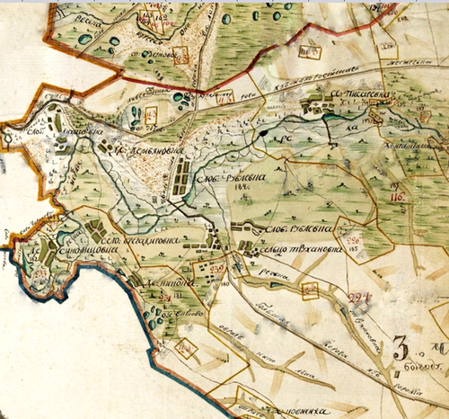 Region Rubliw w powiecie Krasnokutskim 1783