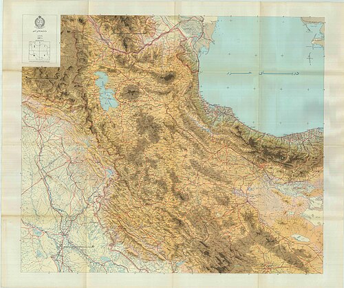 Mapa Iranu, seria K303, arkusz nr 4