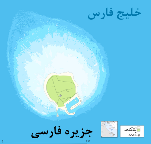 Mapa Wyspy Farsi