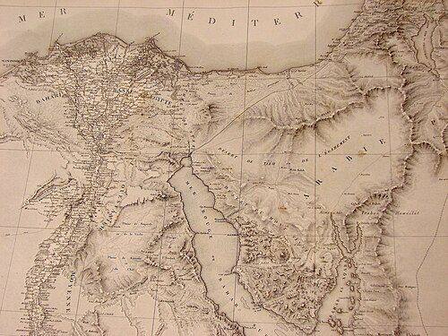 Mapa Dolnego Egiptu