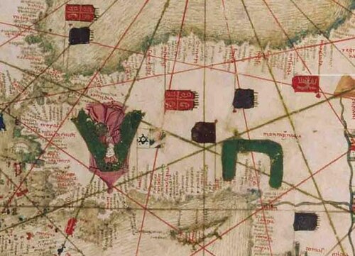 Mapa katalońska z 1450