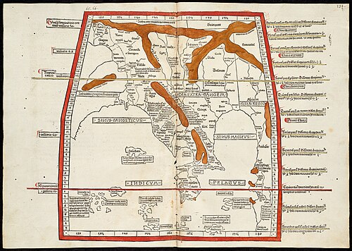 Undecima Asiae tabula 1482, Ptolemeusz