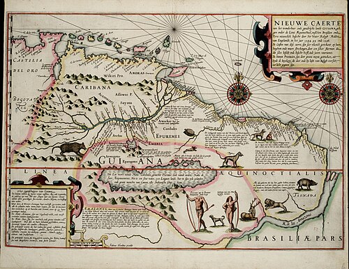 Gujana Hondius 1599
