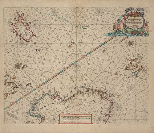 Mapa Pieter Goos z 1663