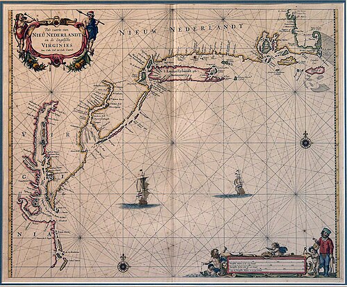 Nowa Holandia - Mapa historyczna
