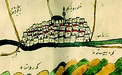 Diyarbakır 1671 - mapa osmańska