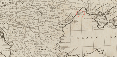 Mapa Turcji w Europie i Węgry, Carey 1800