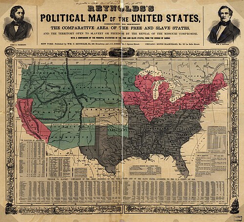 Mapa polityczna 1850