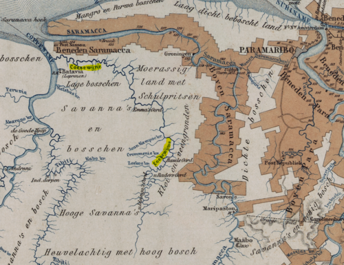 Mapa Kuyper Rzeki Coesewijn (1880-82)