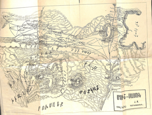 Mapa Muszy i Sassunu z 1904 r.
