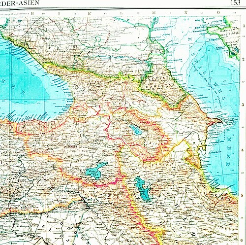 Arménia i Kaukaz Wilsona 1922