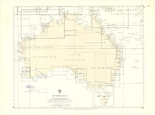 Indeks map admiralicji Australii 1938