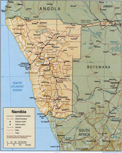 Namibia 1990 CIA