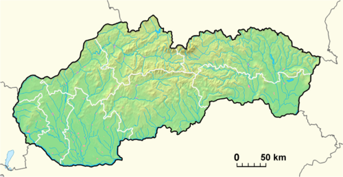 Słowacja - Mapa lokalizacyjna