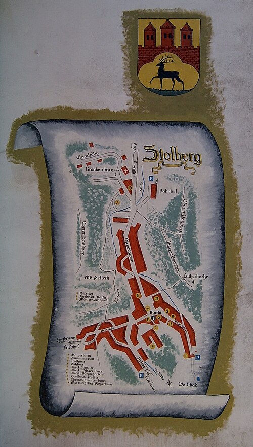 Stolberg (Harz): Mapa miasta 2007