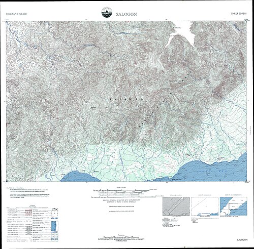 Mapa topograficzna Salogon