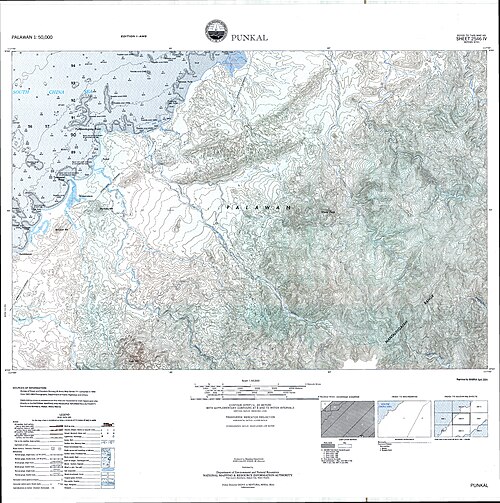 Mapa topograficzna Punkal