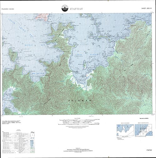 Mapa topograficzna Itaytay