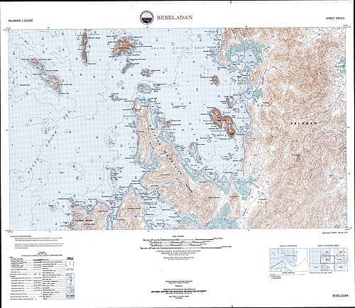 Mapa topograficzna Bebeladan