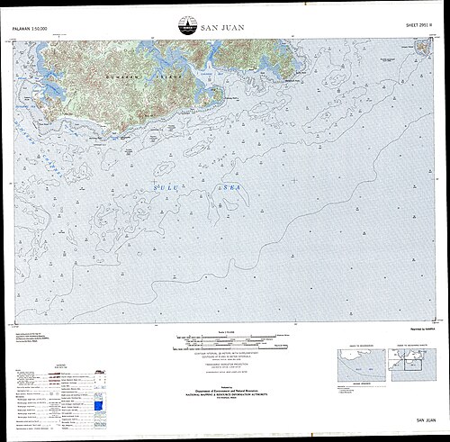Mapa topograficzna San Juan