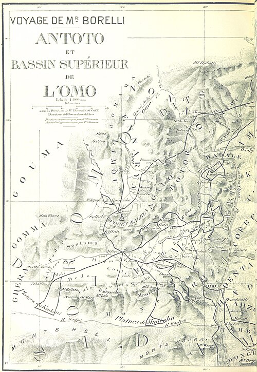 Południowa Etiopia - Relacja z podróży 1885-1888