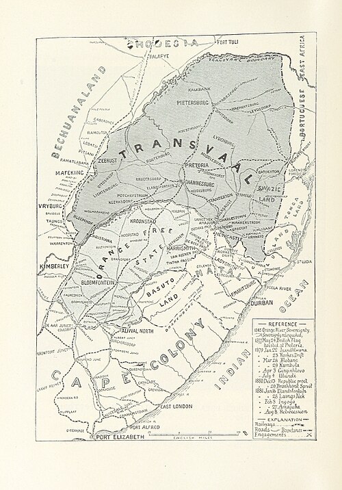 Historia Afryki Południowej z mapami