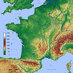 GMT Francja - Topografia