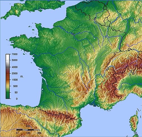 Francja - Topografia R1