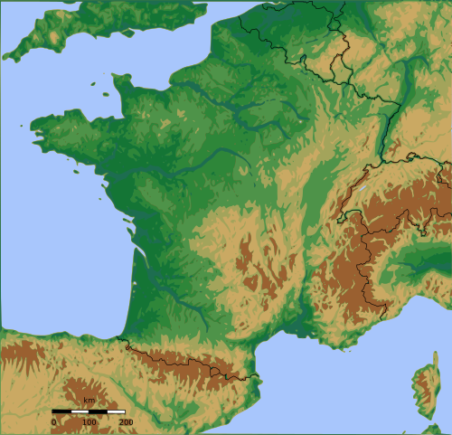Francja - Topografia V