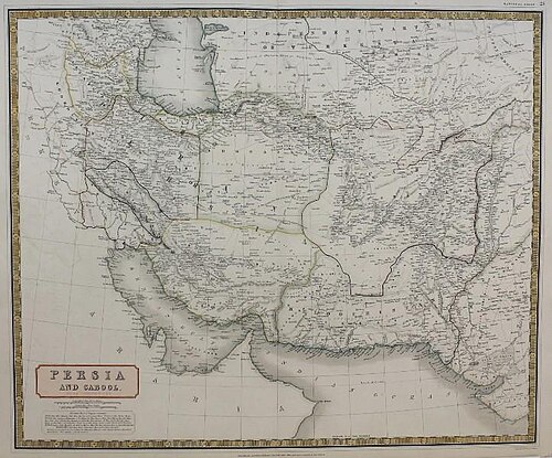 Mapa A.K. Johnstona z 1850 r., Edynburg