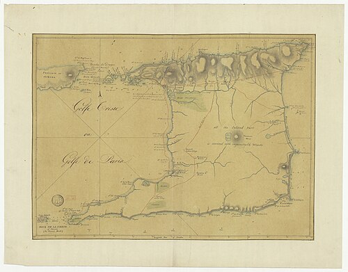 Mapa wyspy Trinidad