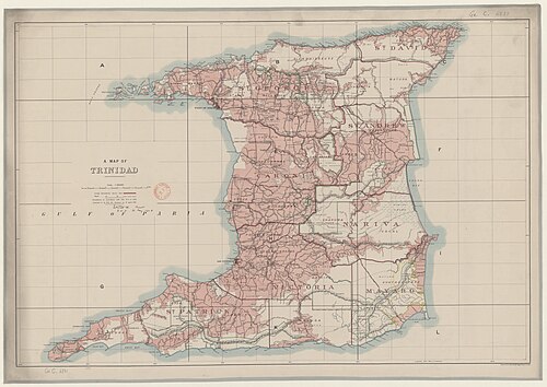 Mapa Trynidadu
