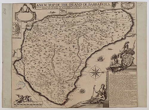 Nowa mapa wyspy Barbados - Phillip Lea