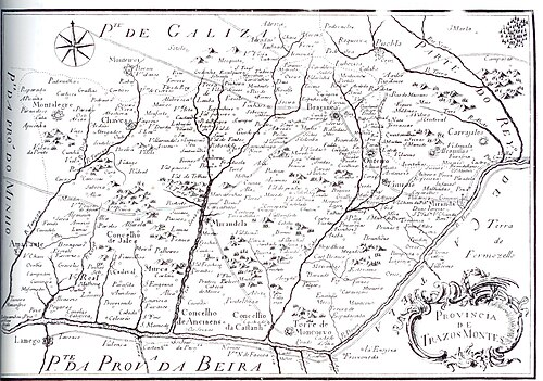 Prowincja Trás-os-Montes w 1762 roku