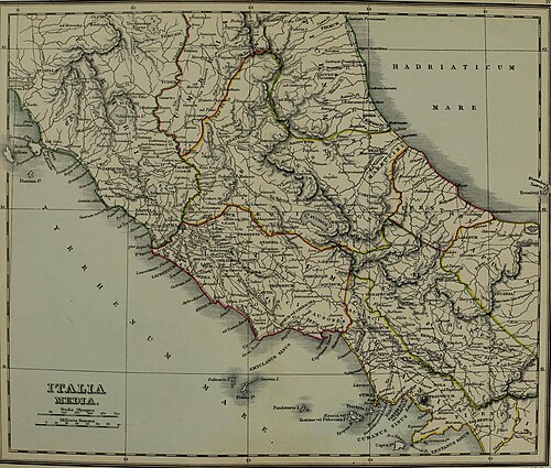 Klasyczny atlas ilustrujący starożytną geografię