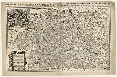 Nowa mapa Niemiec autorstwa H. Molla