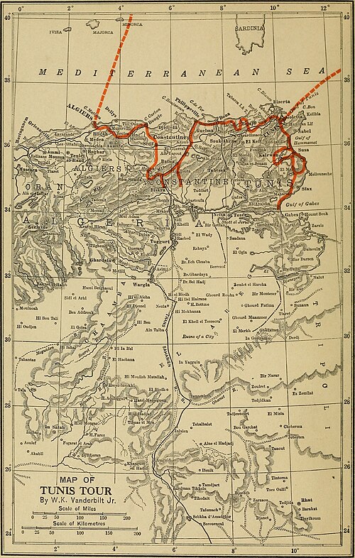 Podróż przez Włochy, Sycylię i Afrykę 1918