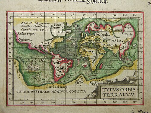 Mapa świata (1600)