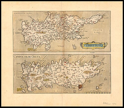 Abraham Ortelius, Cyprus Insula