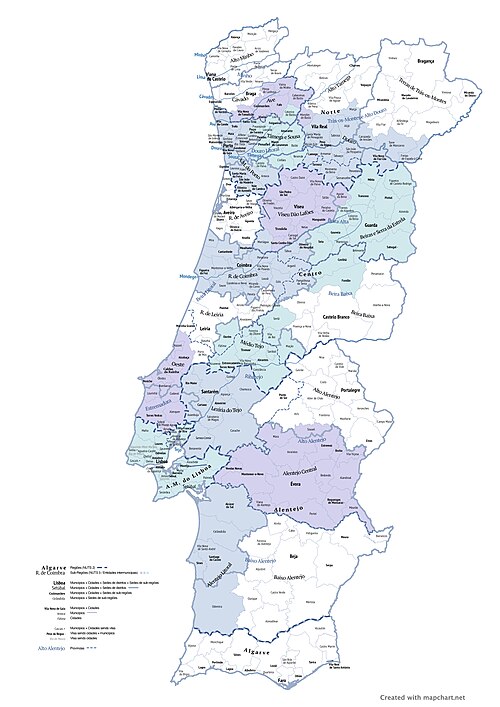 Podział administracyjny Portugalii