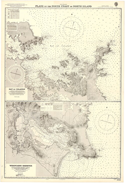 Mapa Admiralicji 1090: Północne wybrzeże - plany (1942)