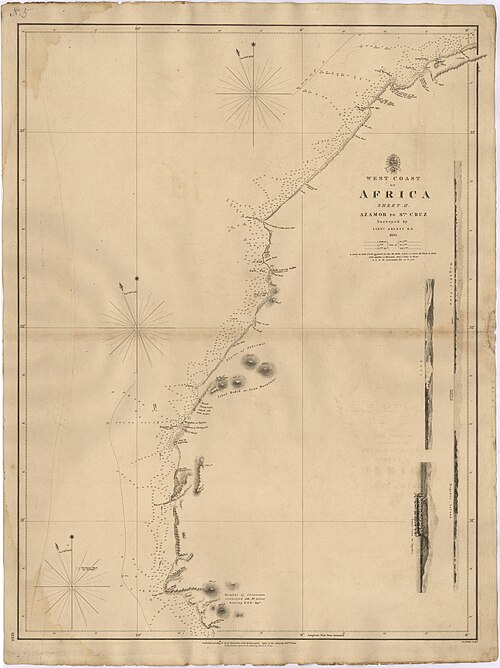 Mapa Admiralicji Nr. 1228 (1844)