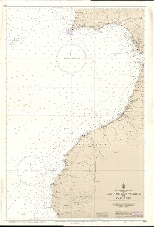 Mapa Admiralicji Nr. 1228 (1969)