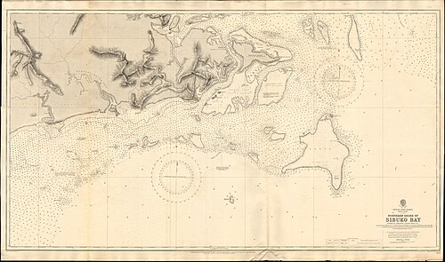 Mapa Admiralicji Zatoki Sibuko